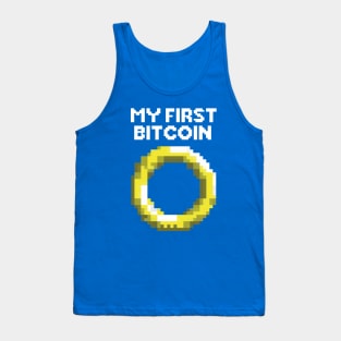 My first bitcoin - Blue Hedghog Tank Top